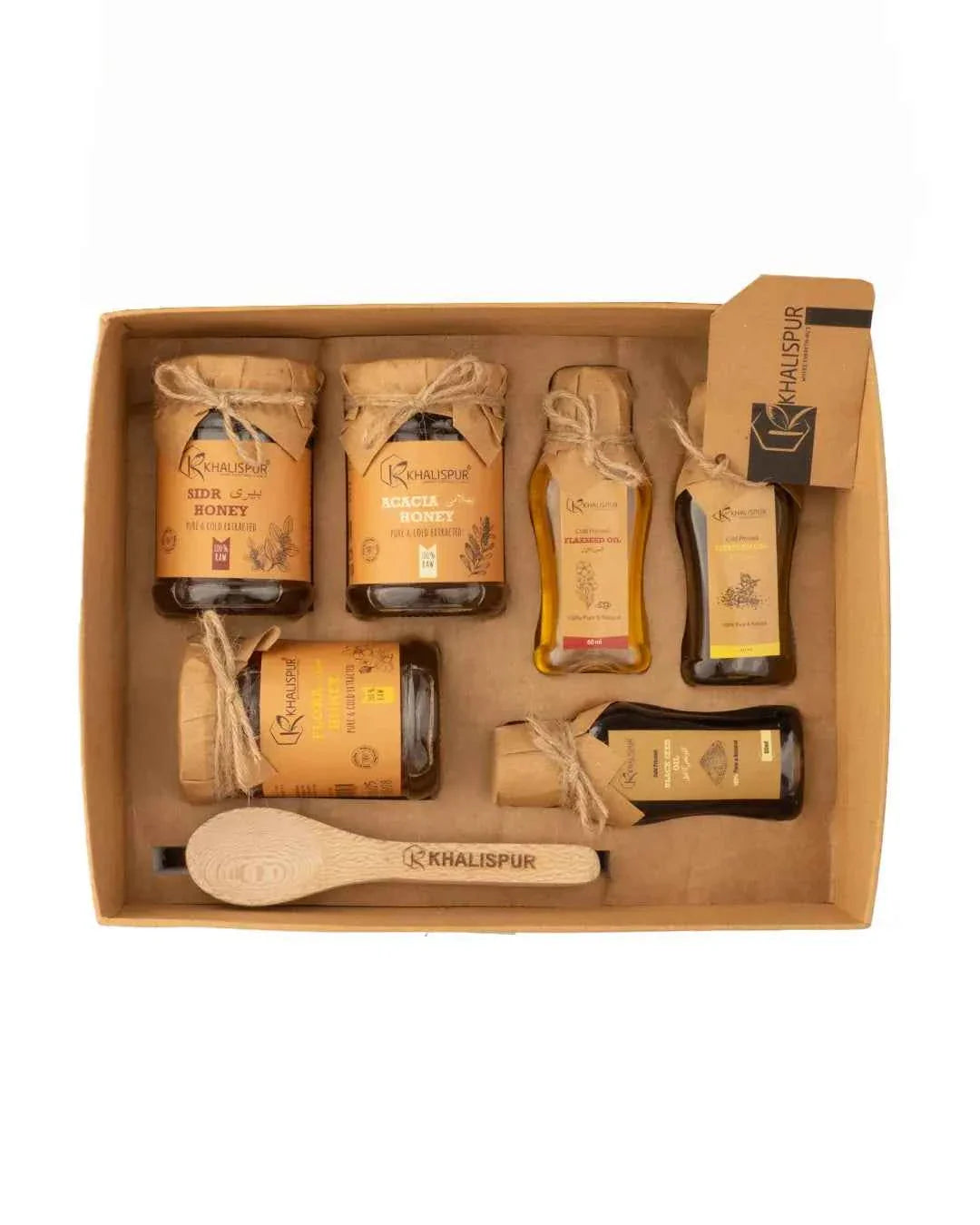 Platinum Gift Box (Raw Honey & Cold-Pressed Oils)